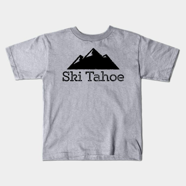 Ski Tahoe Vintage T-Shirt Kids T-Shirt by HolidayShirts